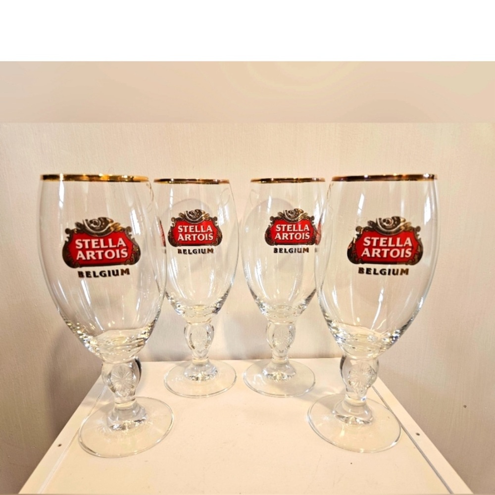 Stella Artois beer glasses